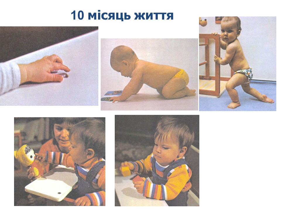 Фото дитини в 10-й місяць життя