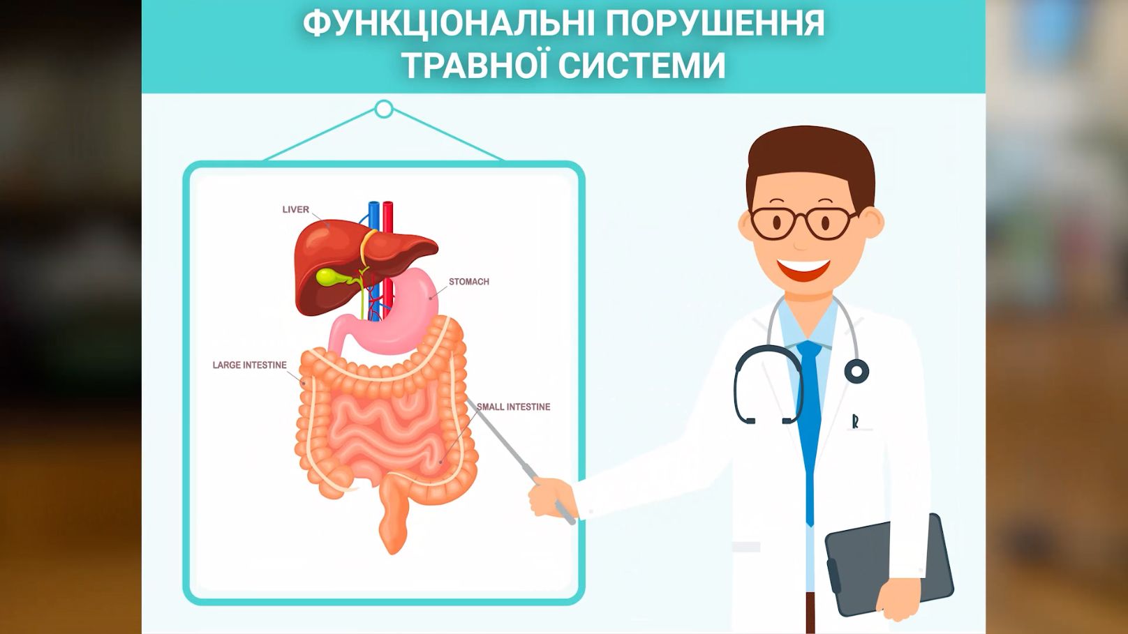 Травна система дитини. Схематичне зображення