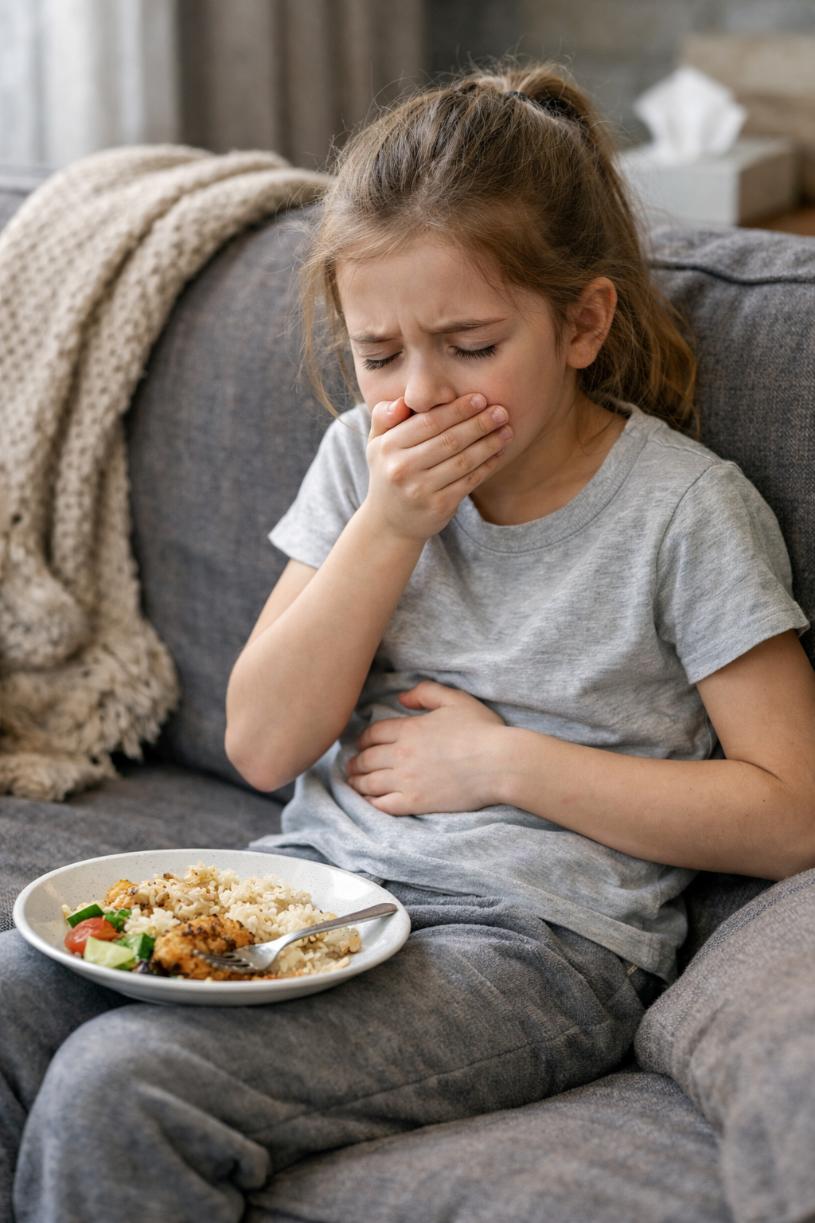 Основні сим птоми харчового отруєння у дітей